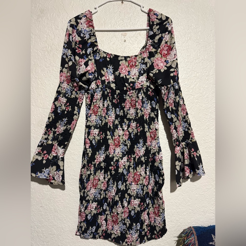 Floral Long Sleeve Dress